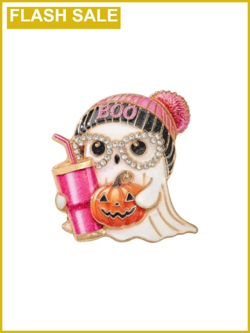 Enamel Ghost Pumpkin Brooch Pin Halloween Costume Jewelry Butterfly Clutch